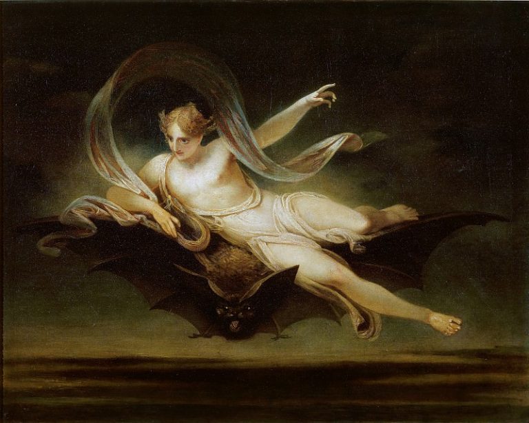 Синглтон, Генри – Ариель на спине летучей мыши картина