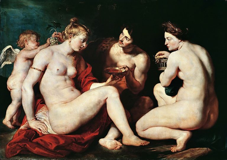 Венера, Амур, Вакх и Церера картина