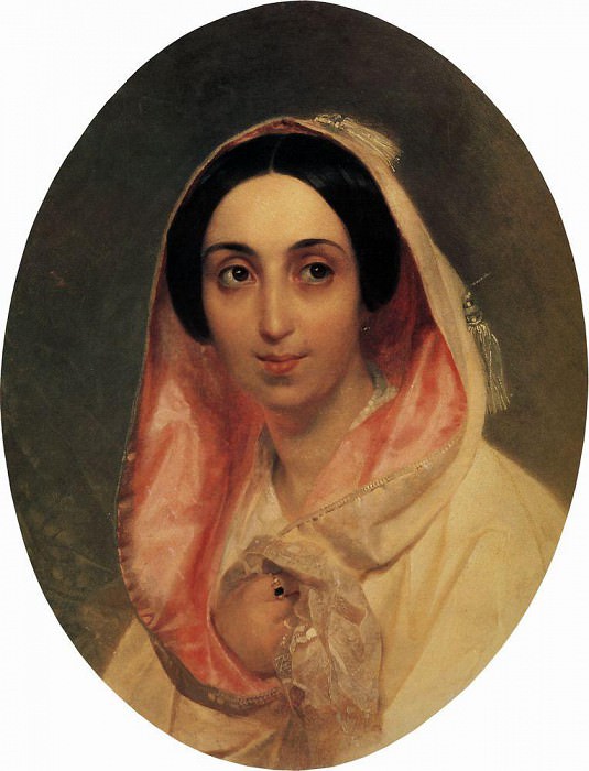 Портрет княгини А. А. Багратион. 1849 картина