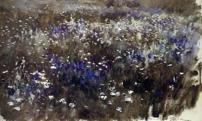 Цветущий луг. 1890-е картина