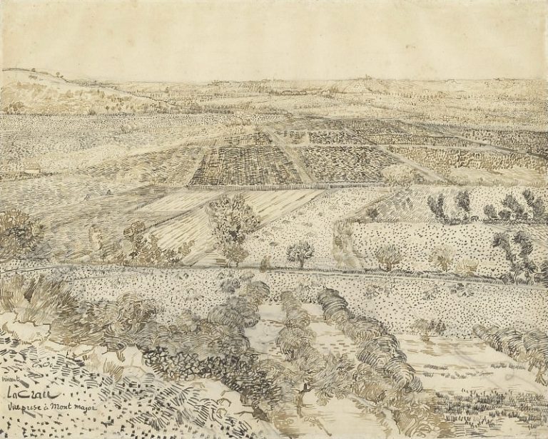 Вид на Ла Кро со стороны Монмажура картина
