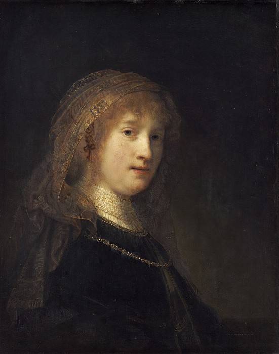 Саския ван Эйленбург, жена художника картина