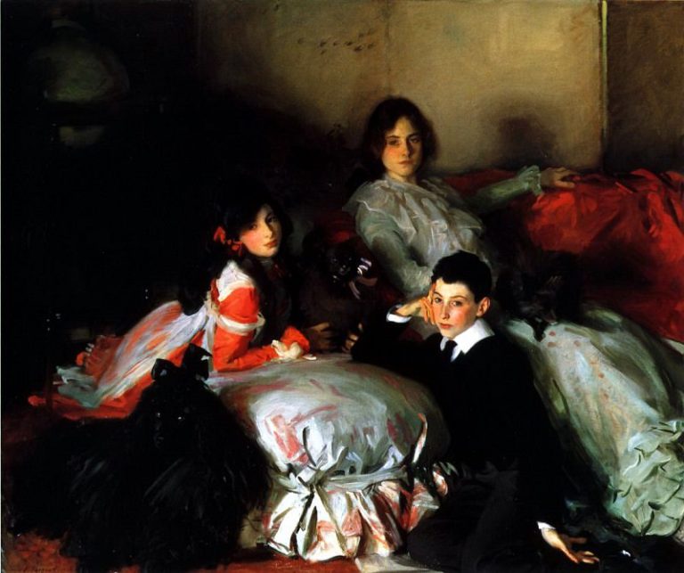Эсси, Руби и Фердинанд, дети Эшера Вертхаймера картина