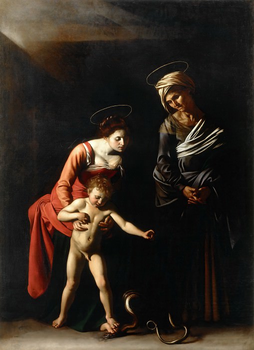 Мадонна c Младенцем и cвятой Анной картина