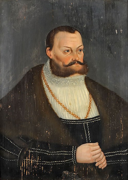 Последователь Лукаса Кранаха I – Вольфганг Твердый, герцог Анхальт-Котен (1492-1566) картина