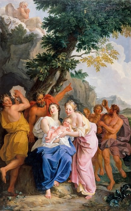 Ноэль Куапель – Младенец Юпитер среди корибантов картина