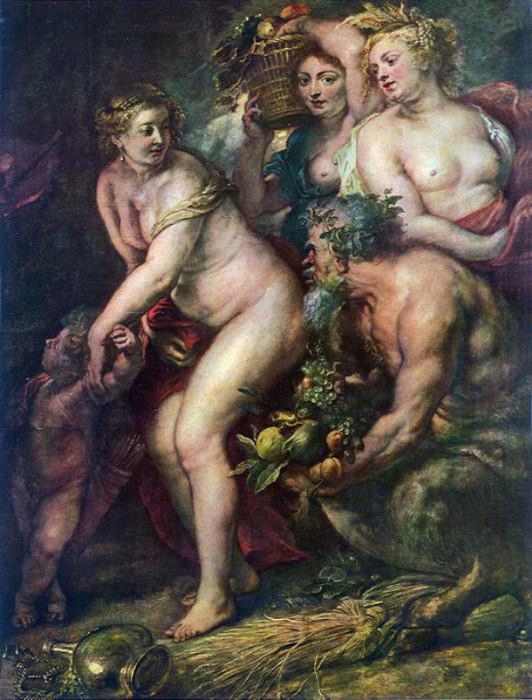 Венера, Вакх и Церера картина