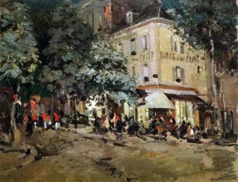 Улица в Виши. 1911 картина
