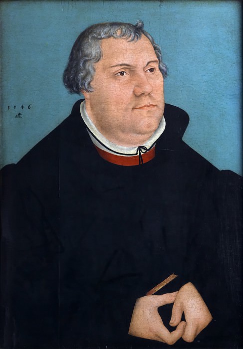 Лукас Кранах II – Портрет Мартина Лютера картина