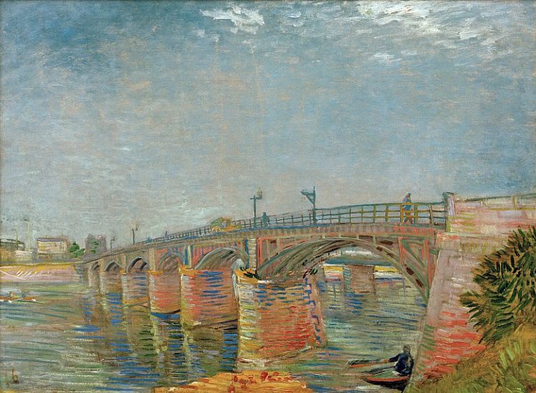 Мост через Сену в Аньере картина