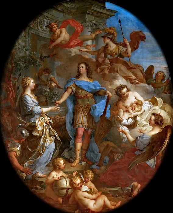 Лемуан, Франсуа – Людовик XV привносит мир в Европу картина