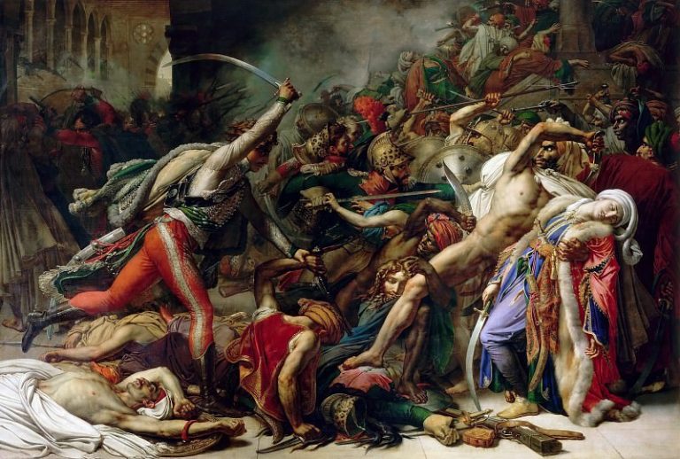 Анн-Луи Жироде де Руси-Триозон – Восстание в Каире 21 октября 1798 года картина