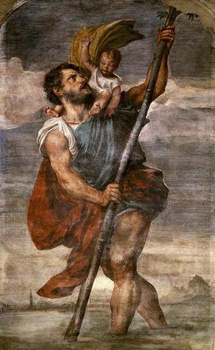 Святой Христофор картина
