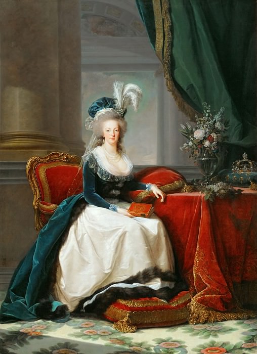 Элизабет-Луиза Виже-Лебрен – Королева Мария-Антуанетта картина