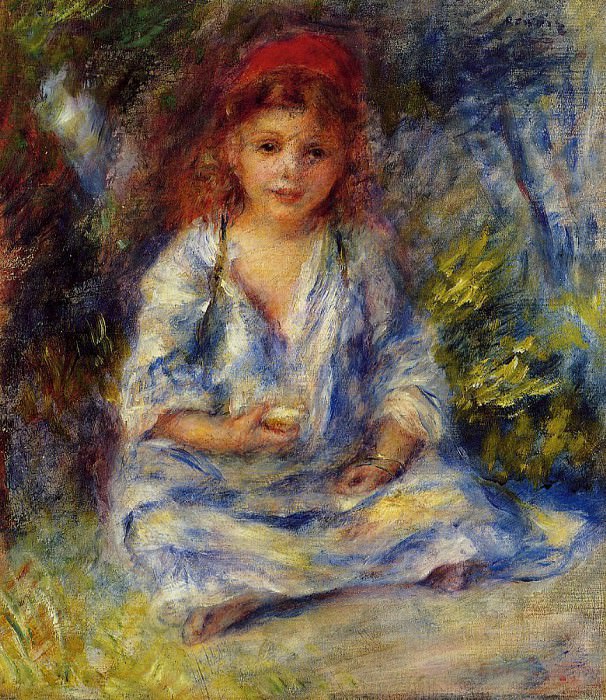 Маленькая алжирская девочка картина
