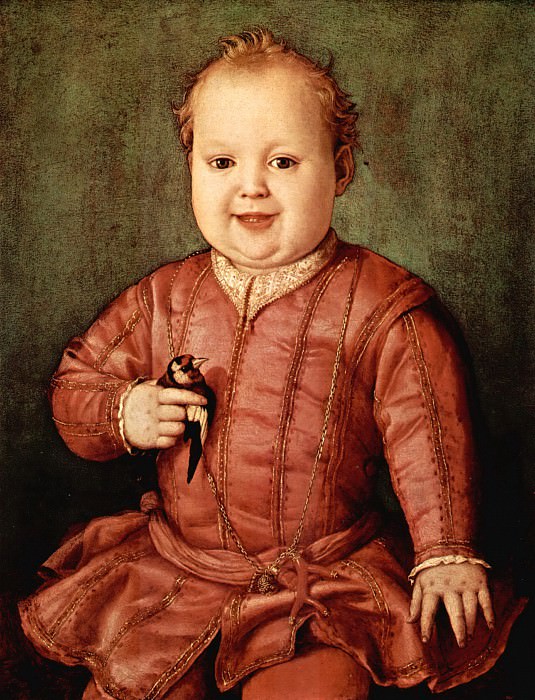 Бронзино, Анджело – Портрет Джованни де Медичи в детском возрасте картина