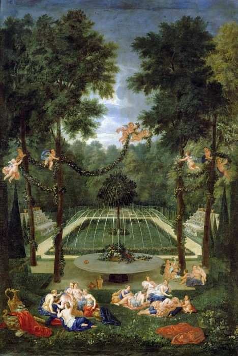 Жан Котель – Дубовая роща в садах Версаля картина