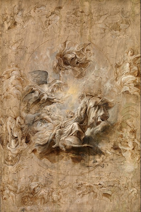 Рубенс, Питер Пауль – Эскизы для потолка банкетного зала картина
