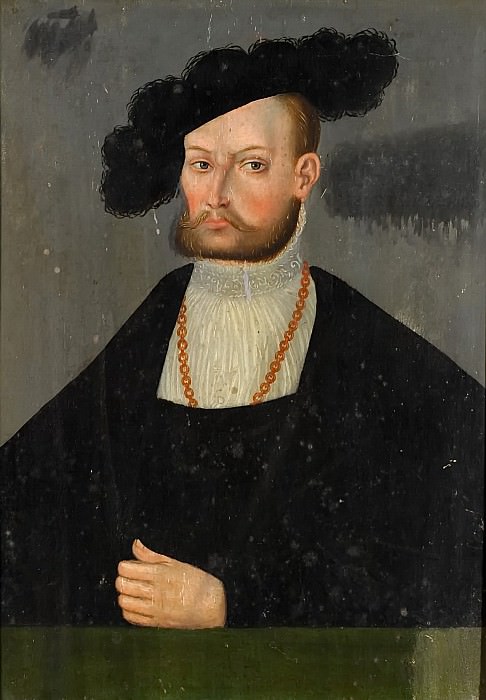 Последователь Лукаса Кранаха I – Портрет герцога Ульриха Вюртембергского (1487-1550) картина