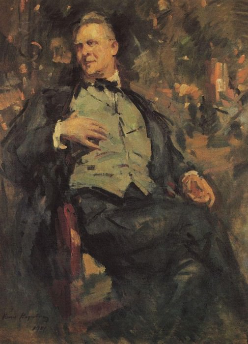Портрет Ф. И. Шаляпина. 1921 картина
