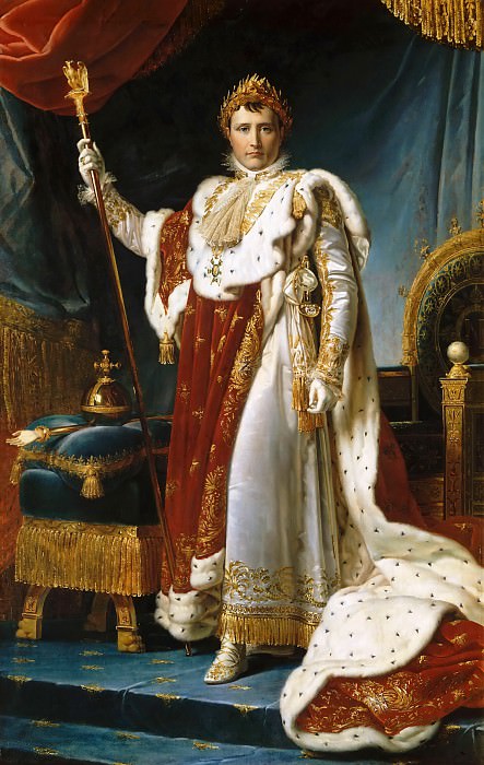 Франсуа Жерар – Наполеон в коронационном одеянии картина