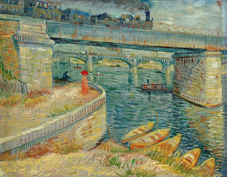 Мосты через Сену в Аньере картина