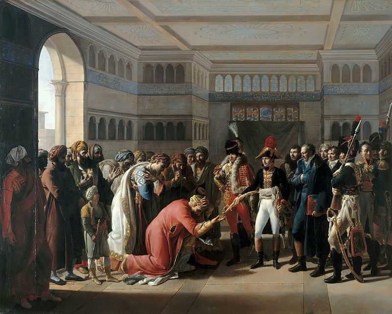 Мюлар, Франсуа-Анри – Бонапарт дарит саблю военачальнику Александрии картина