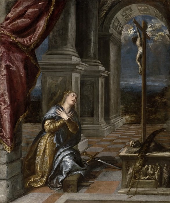 Молитва святой Екатерины Александрийской картина