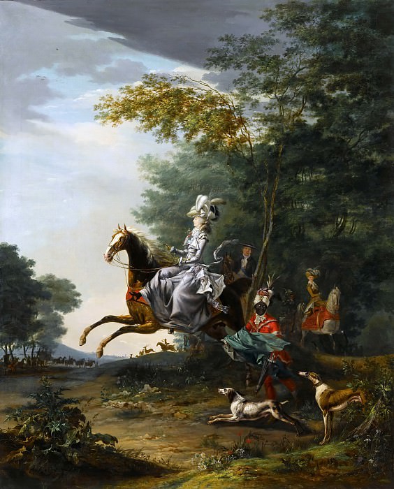 Луи-Огюст Брен – Мария-Антуанетта на охоте картина