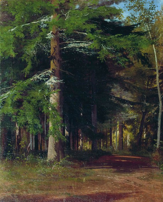 Этюд к картине Рубка леса. 1867 42х34 картина