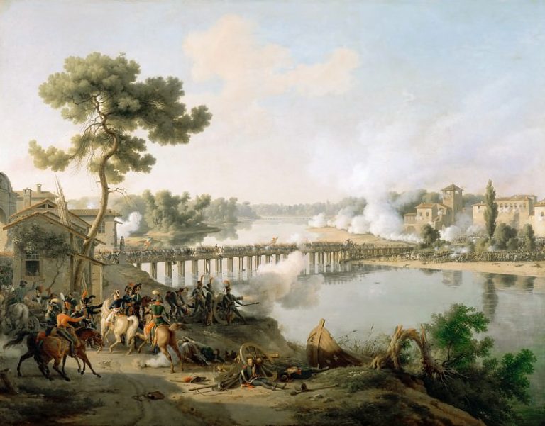 Луи-Франсуа Лежен – Битва при Лоди 10 мая 1796 картина