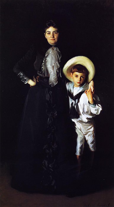 Миссис Эдвард Дейвис и её сын Ливингстон картина