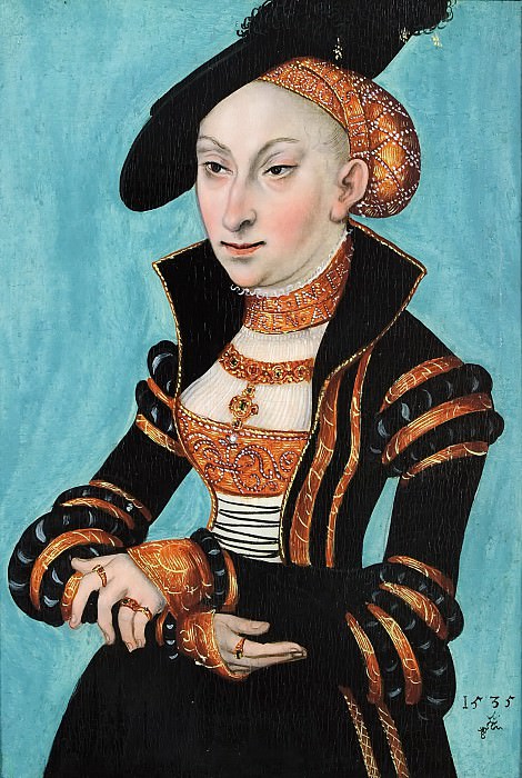 Лукас Кранах I – Сибилла Клевская, герцогиня саксонская картина