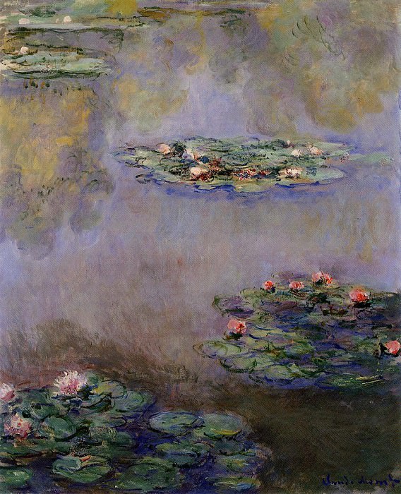 Водяные лилии, 1908 08 картина