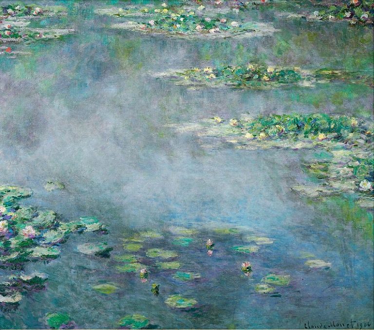Водяные лилии, 1906 02 картина
