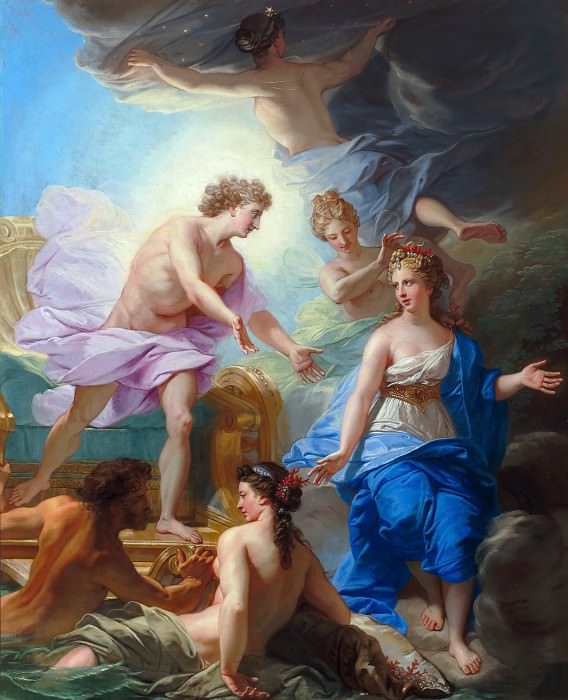 Жан-Батист Жувене – Аполлон и Фетида картина