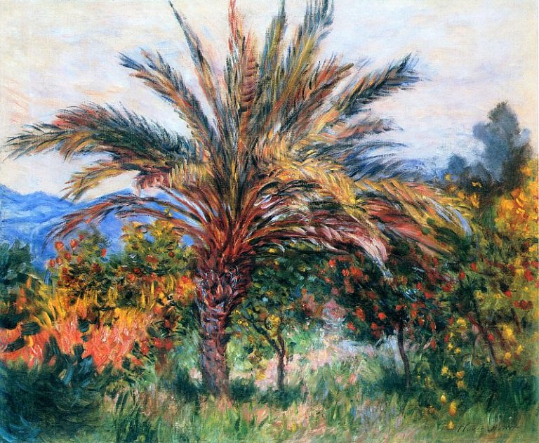 Пальма в Бордигере картина
