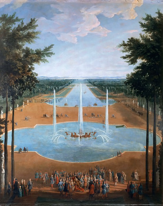 Пьер-Дени Мартен – Фонтан Аполлона и большой канал в Версале картина