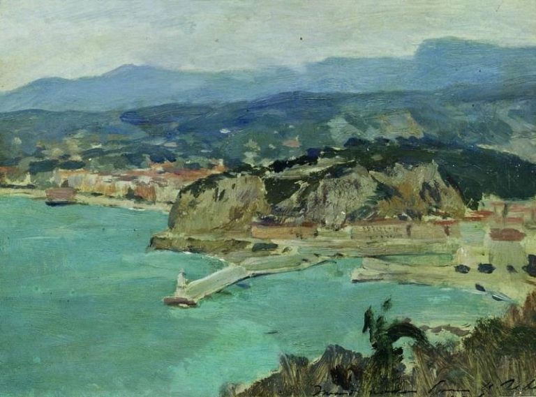 Озеро Комо. Италия. 1894 картина
