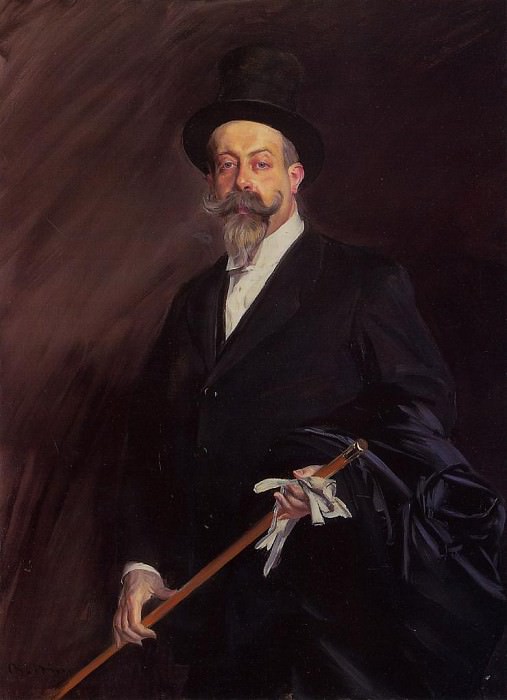 Портрет Вилли – писателя Анри Готье Виллара картина