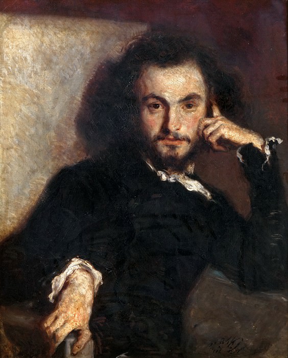Эмиль-Исидор Деруа – Шарль Бодлер (1821-1867) картина