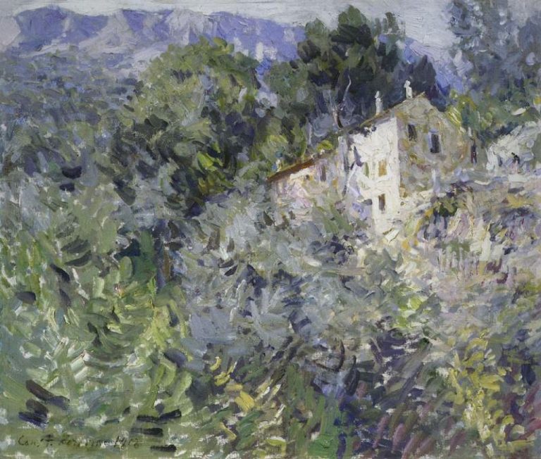 На юге Франции. 1908 картина