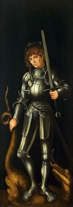 Лукас Кранах I – Святой Георгий картина