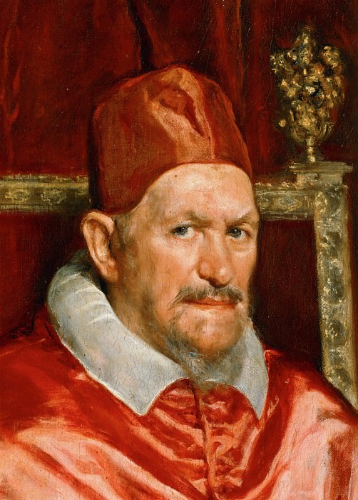 Портрет папы Иннокентия X (фрагмент) картина