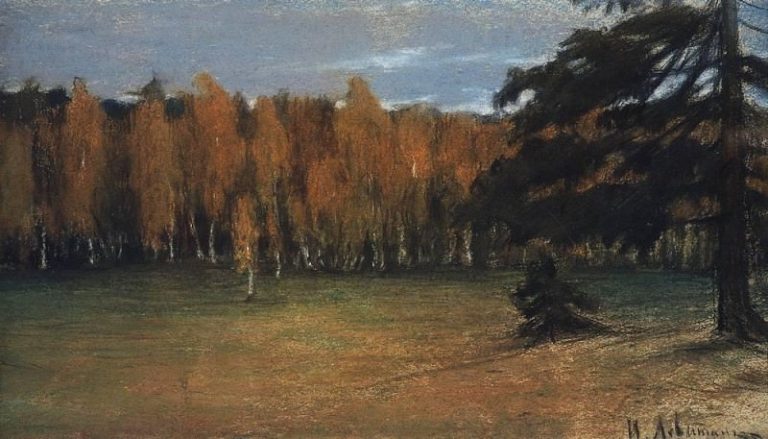 Осенний пейзаж2. 1890-е картина