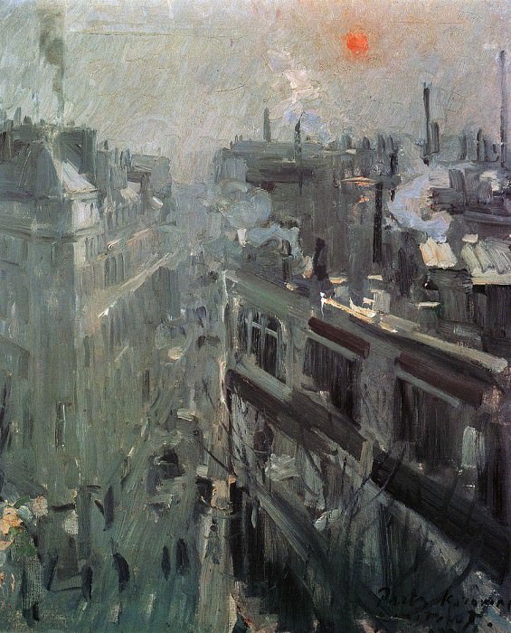 Париж. Утро. 1906 картина