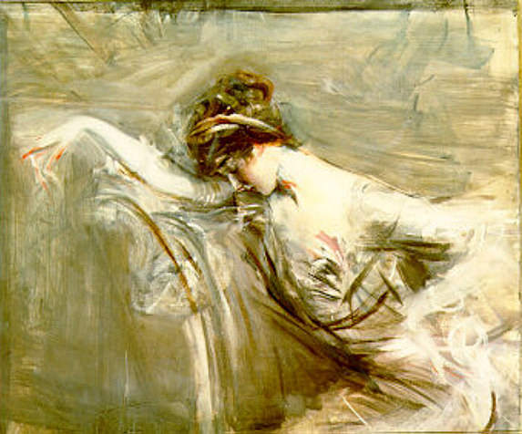 Мадмуазель Лора, 1910 картина