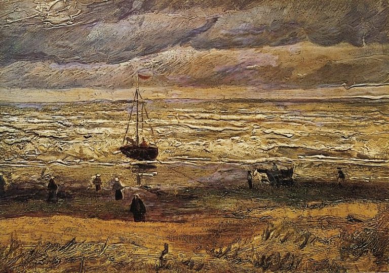 Вид на море в Схевенингене картина