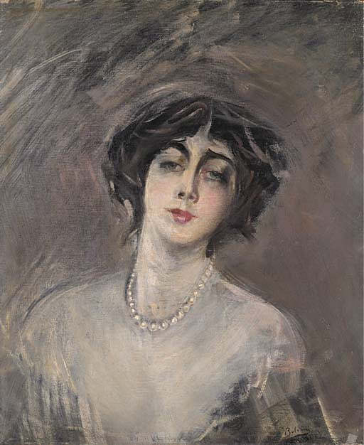 Донна Франка Флорио, 1921 картина