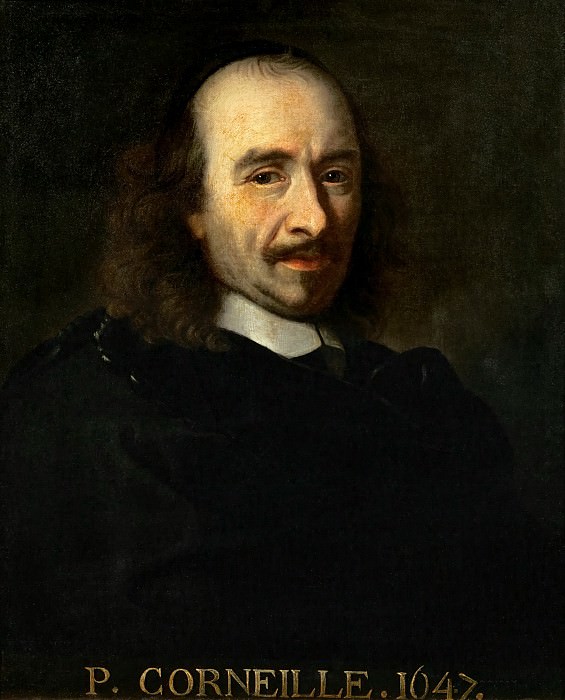 Шарль ле Брен – Поэт Пьер Корнель (1606-1694) картина